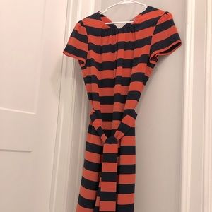 Women’s silk striped dress